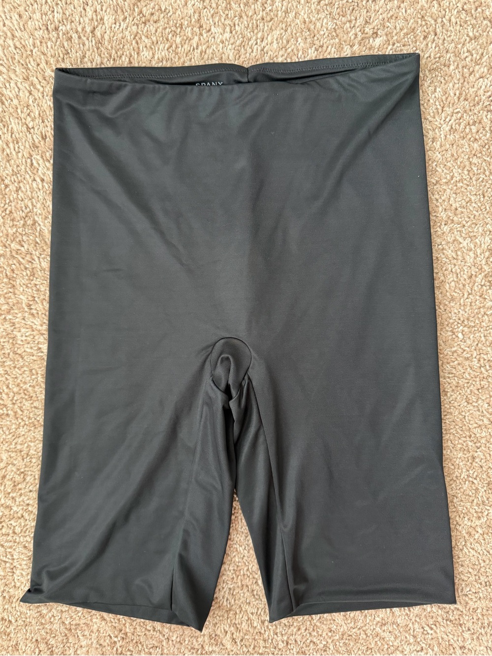 NWT SPANX Black Athletic Compression Bike Shorts